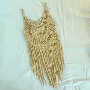 Fringe Crochet Top